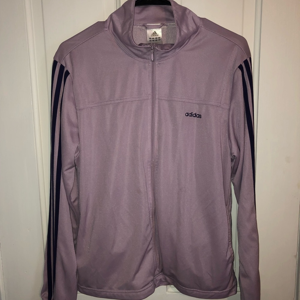 Lilac Adidas Zip Jacket